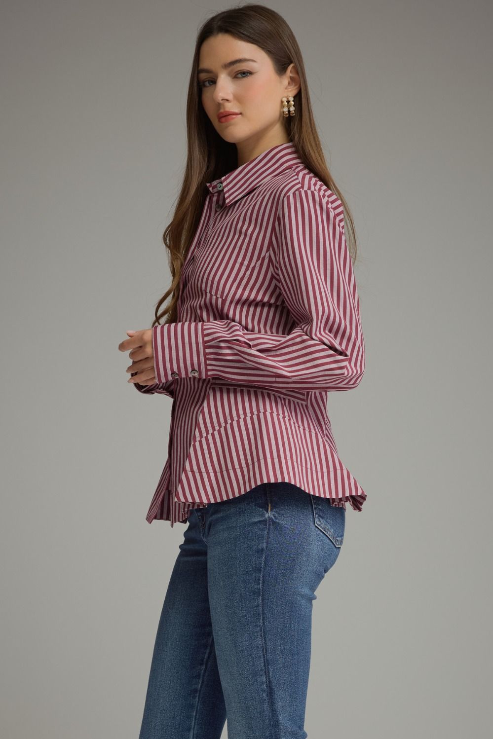 The Portia Stripe Top