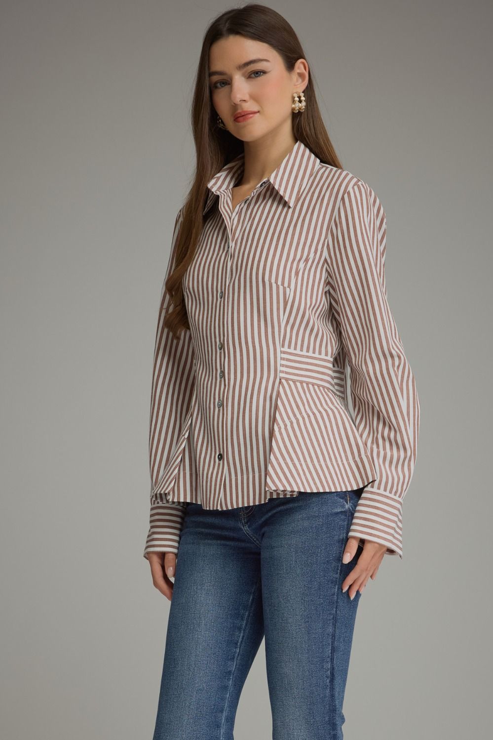 The Portia Stripe Top