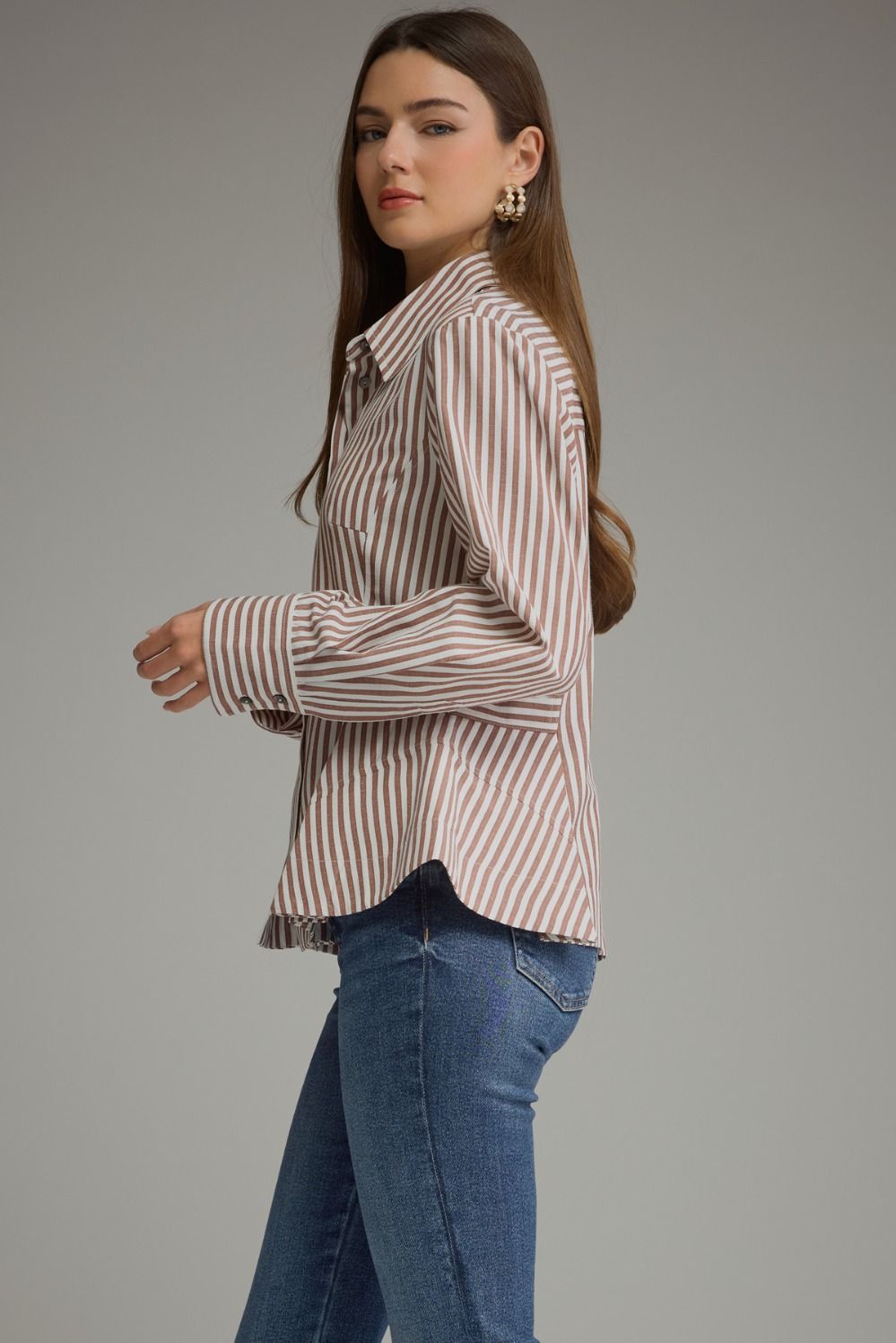 The Portia Stripe Top
