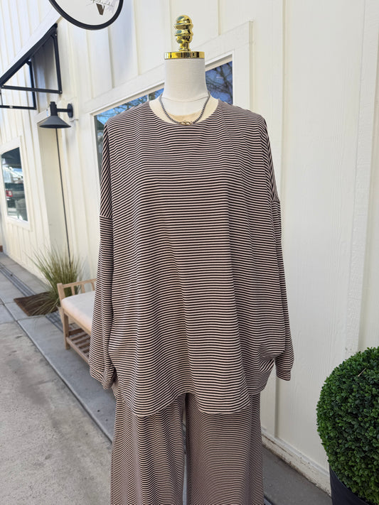 The Amalie Striped Soft Top