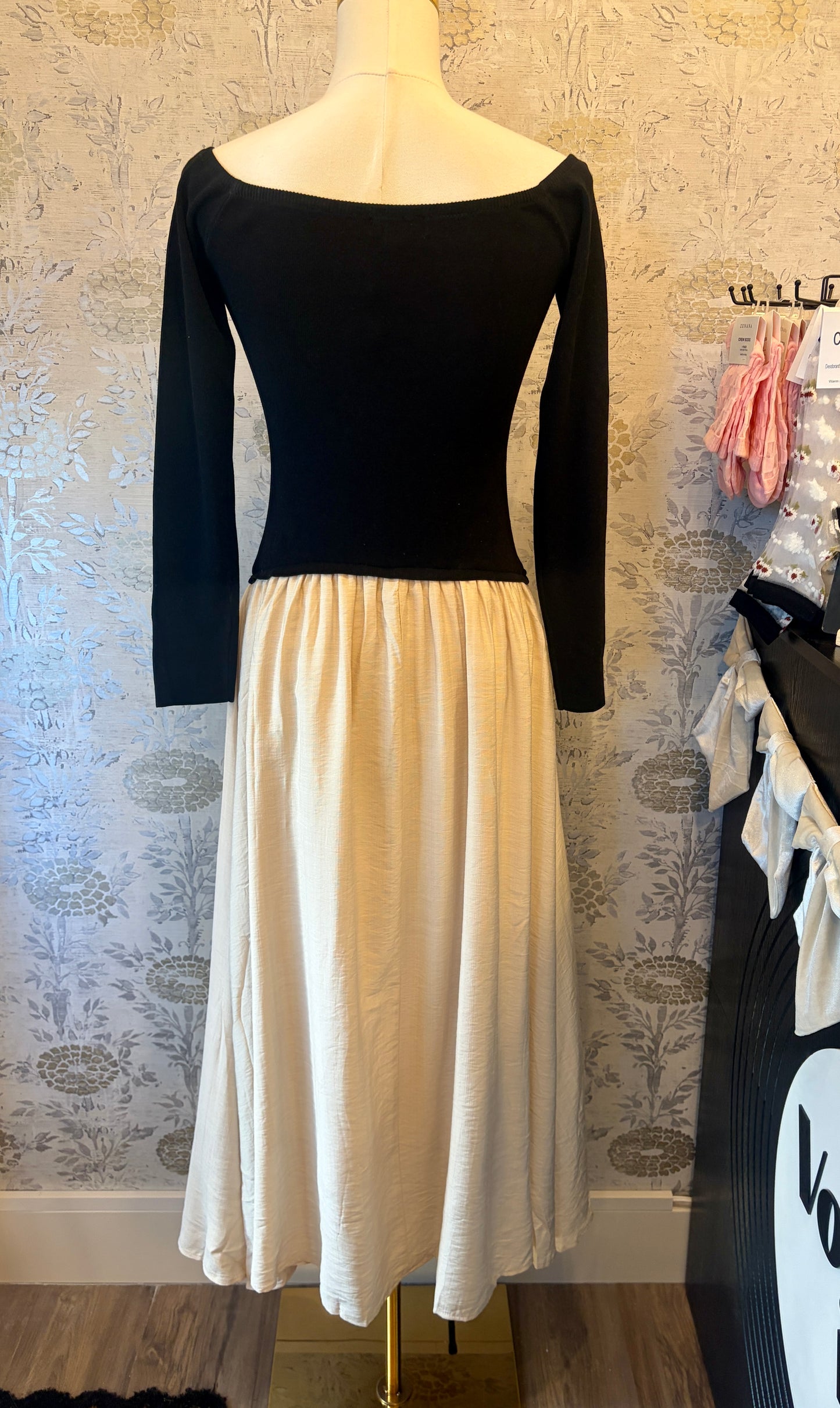 The Audrey Contrast Dress