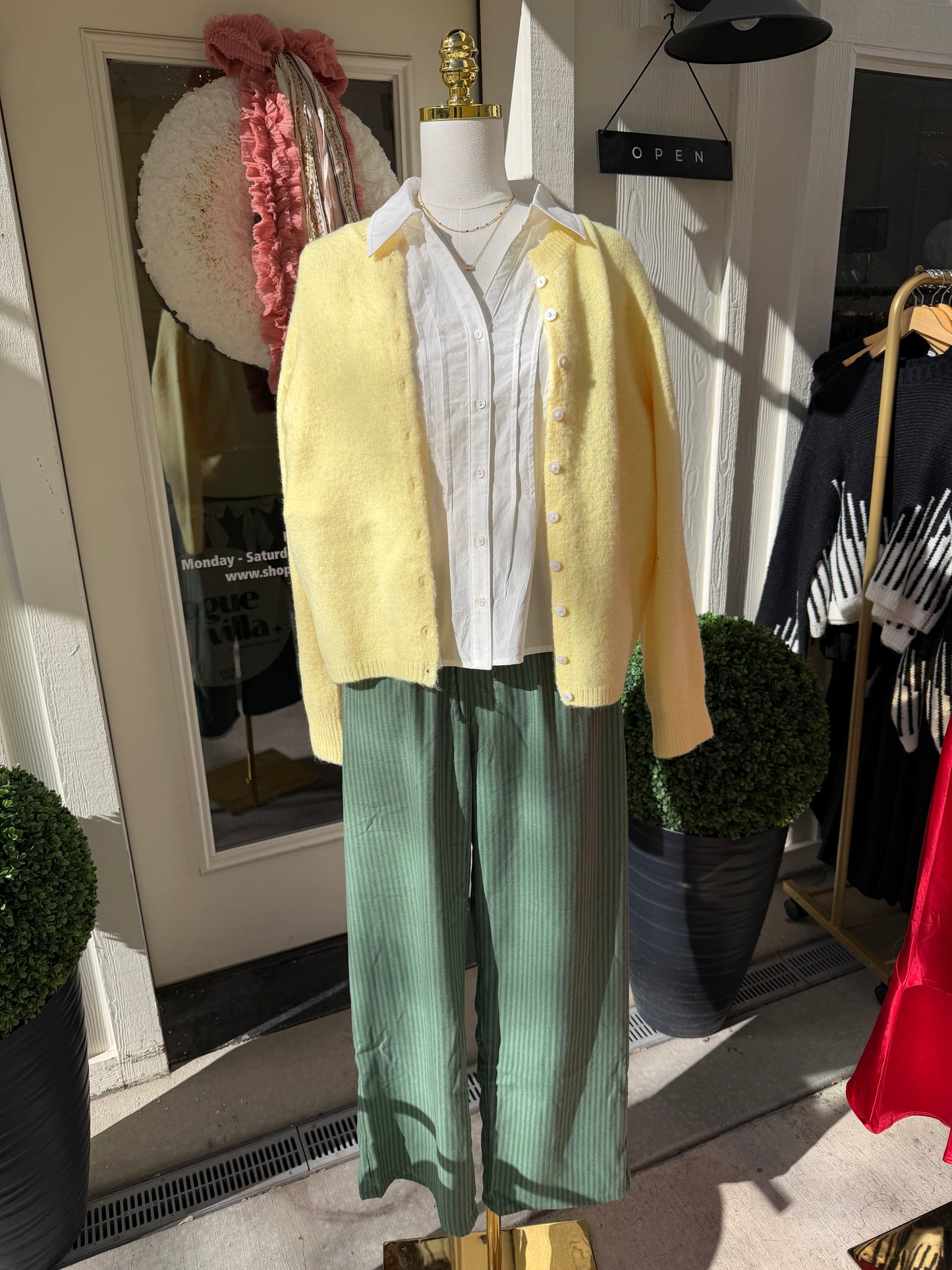 Soft Stride Striped Pants