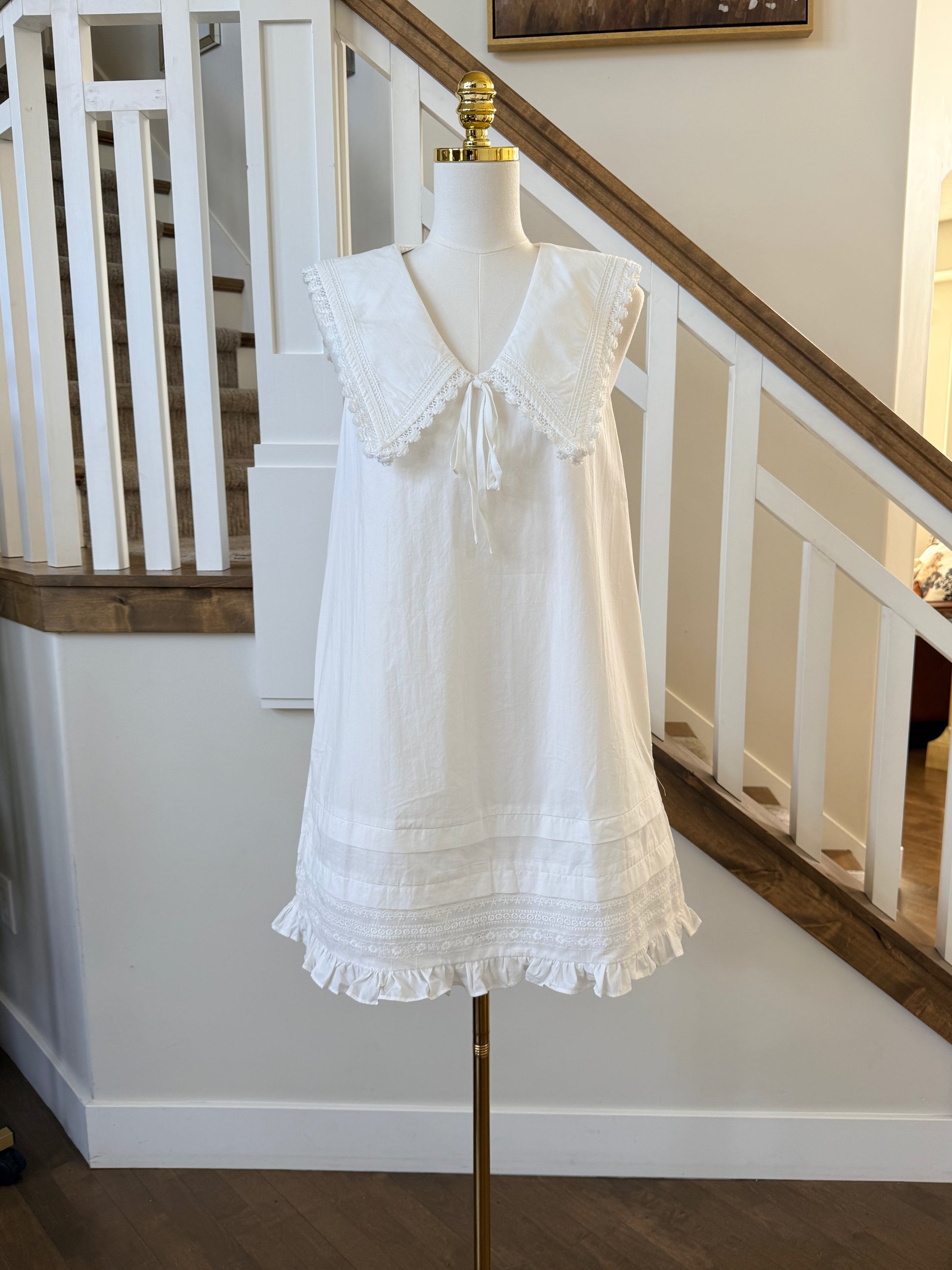 The Elowen Collar Dress at Vogue Villa