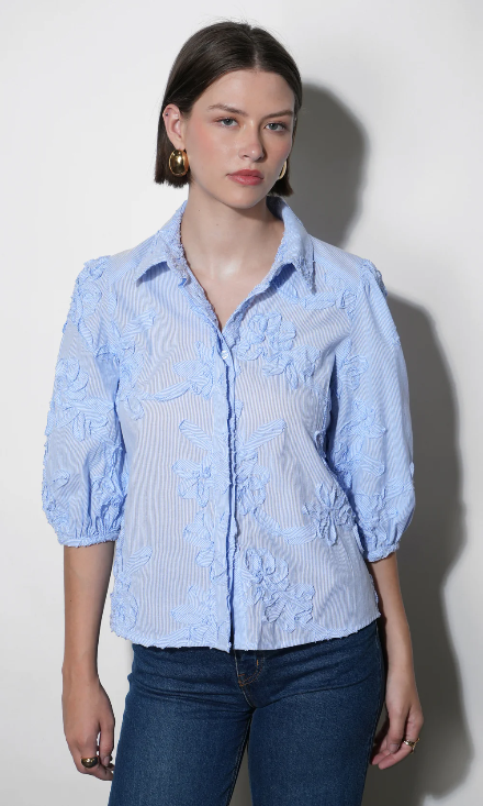 The Eleanor Blouse - alternate product view at Vogue Villa