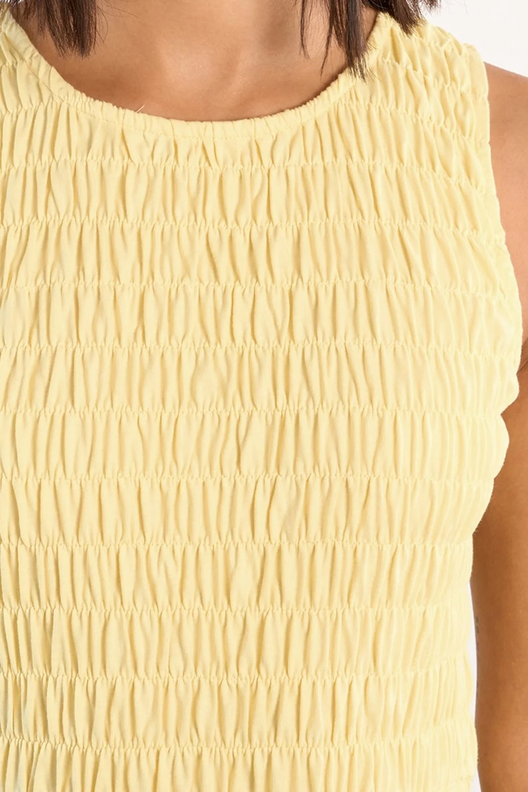 Smocked Midi Dress