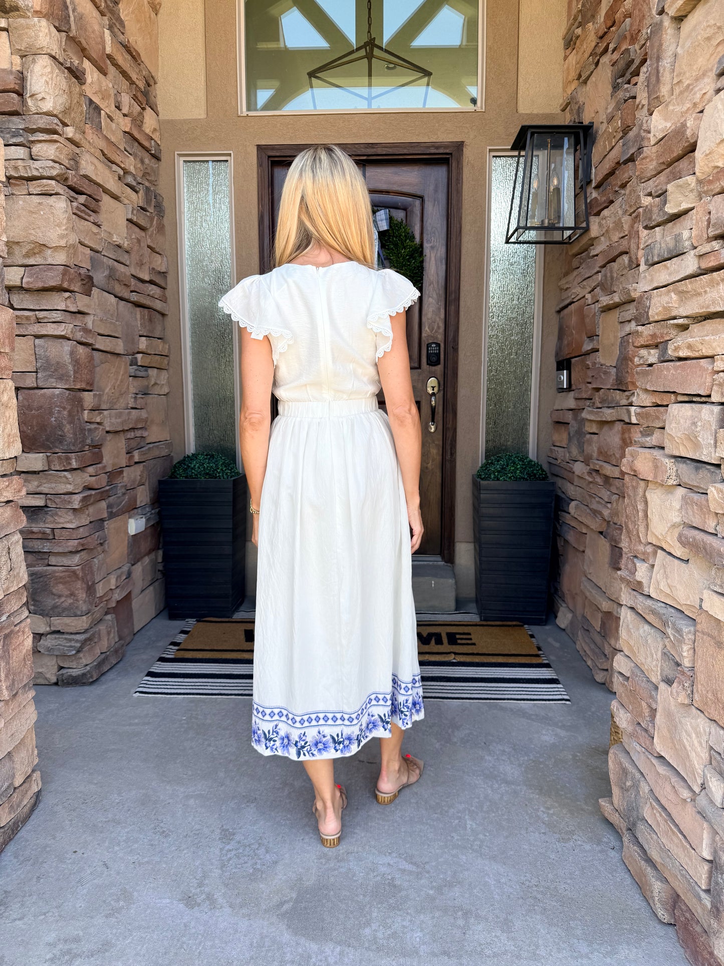 The Melina Embroidered Floral Dress
