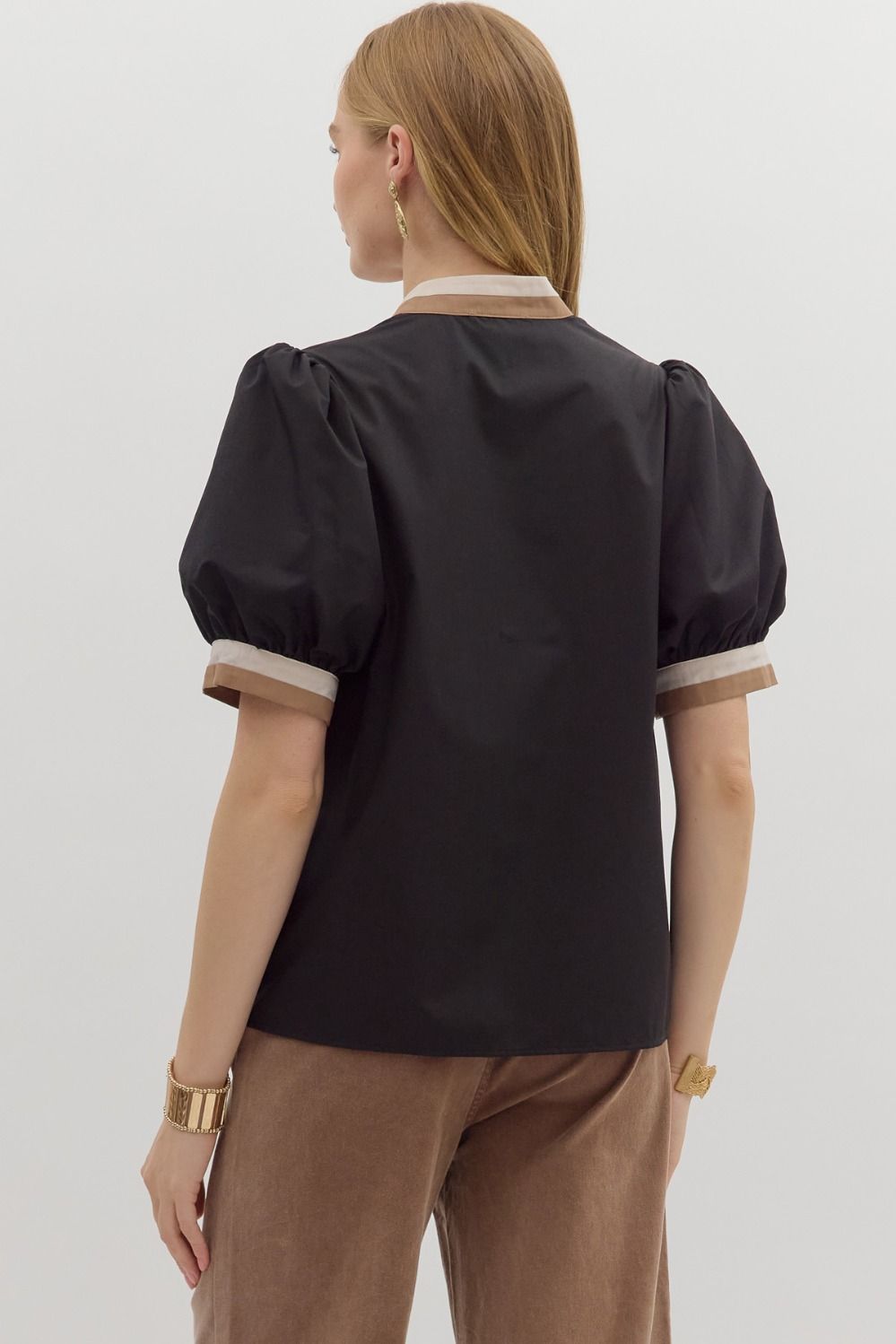 The Ashford Contrast Trim Blouse