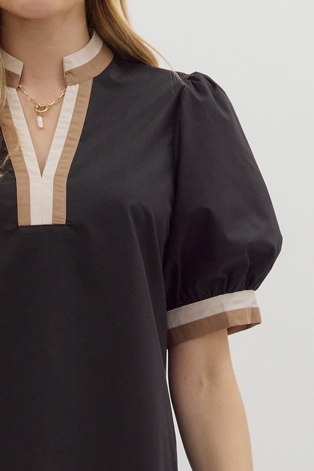 The Ashford Contrast Trim Blouse