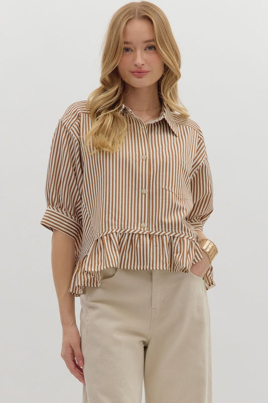 The Camden Stripe Blouse
