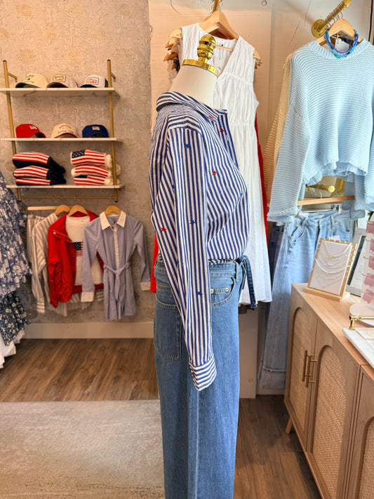 Stars & Stripes Button-Down Shirt