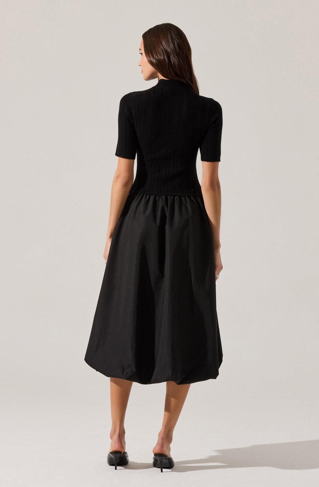 The Sloane Knit Bubble Hem Dress