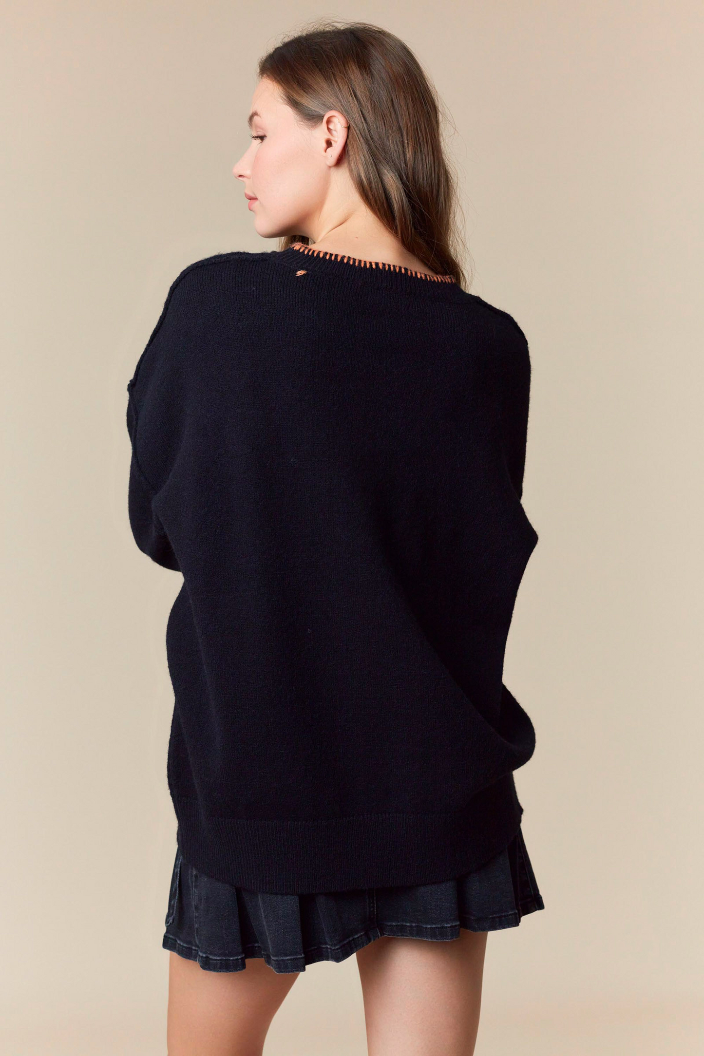 Halloween Bow Sweater