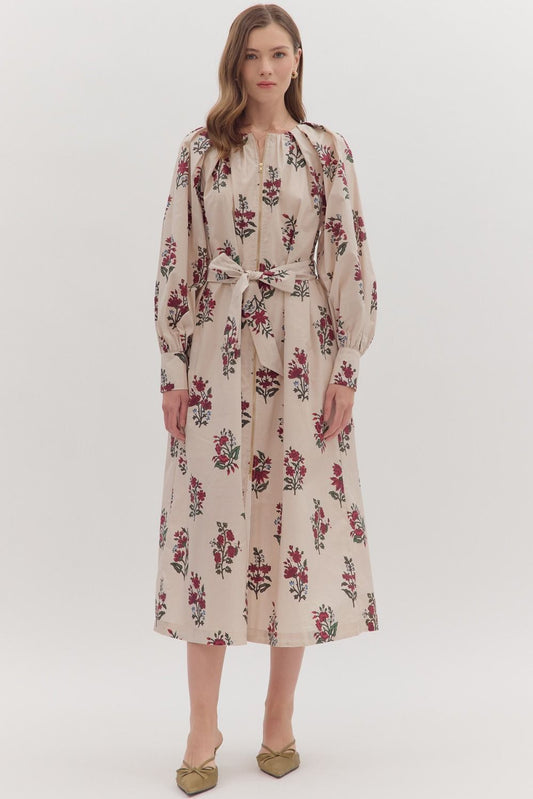 The Marguerite Floral Midi