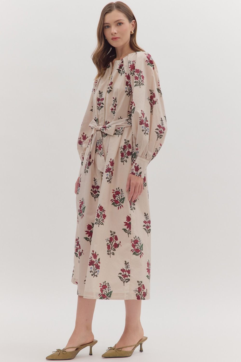 The Marguerite Floral Midi