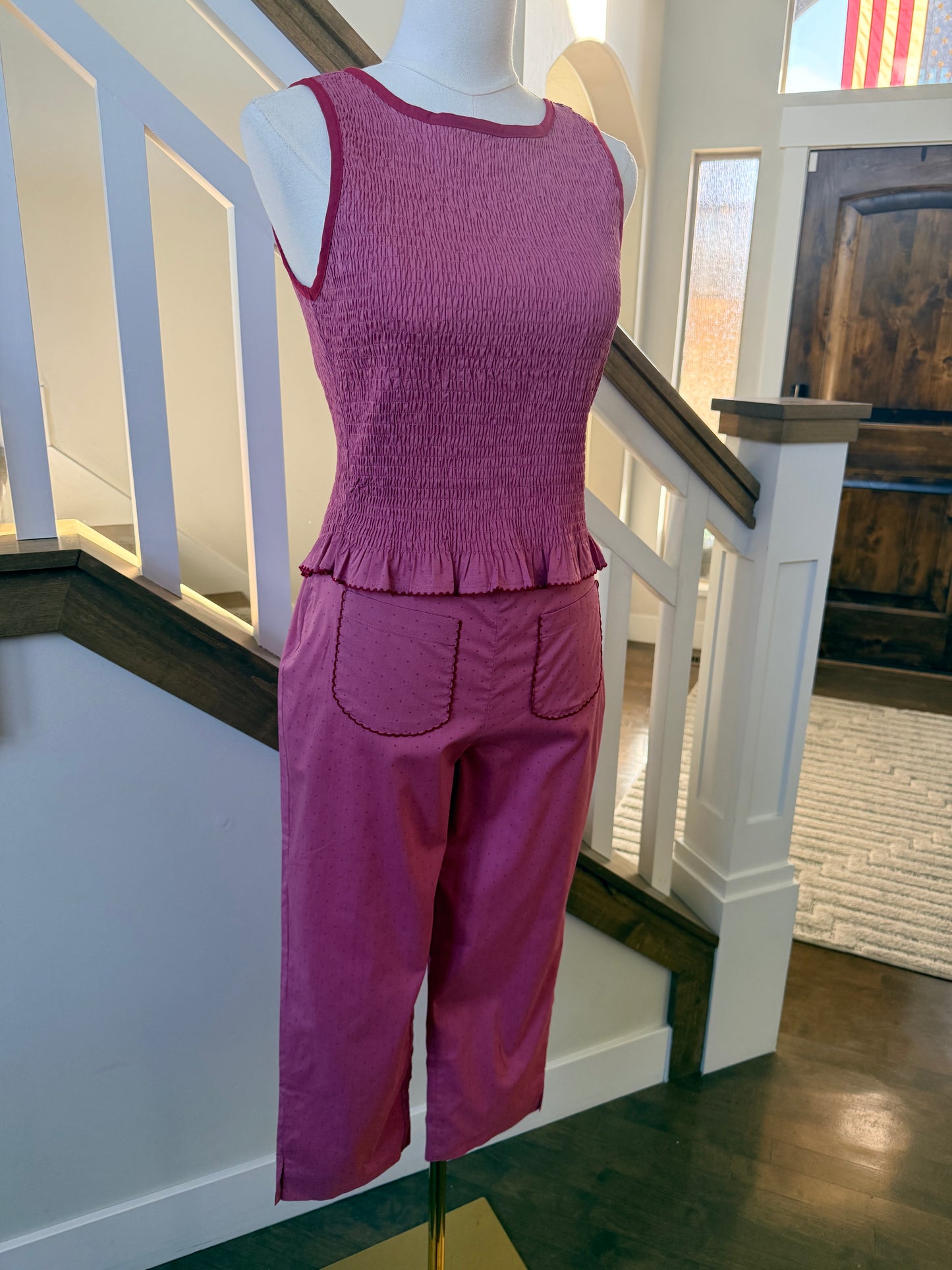 The Colette Bow Back Top