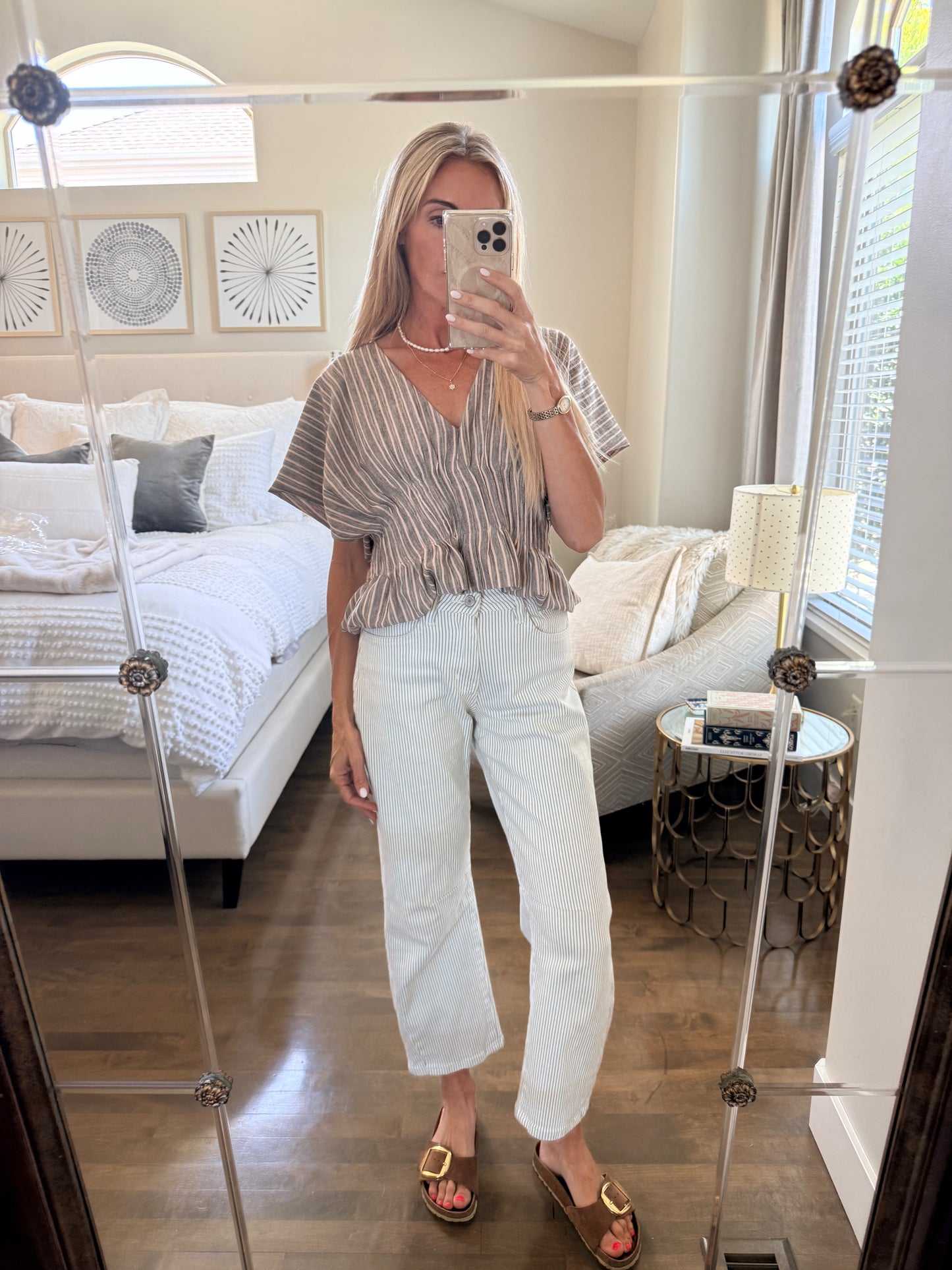 The Alessia Peplum Top