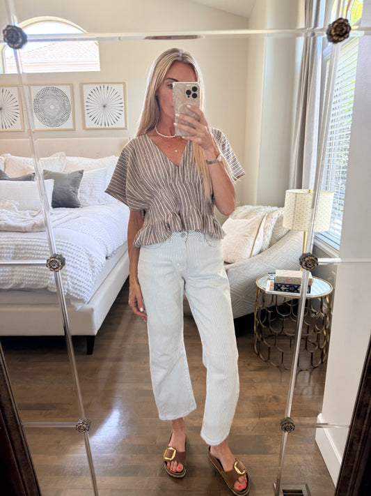 The Alessia Peplum Top