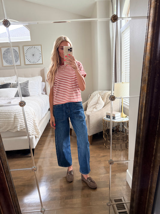 Modern Stripe Tee