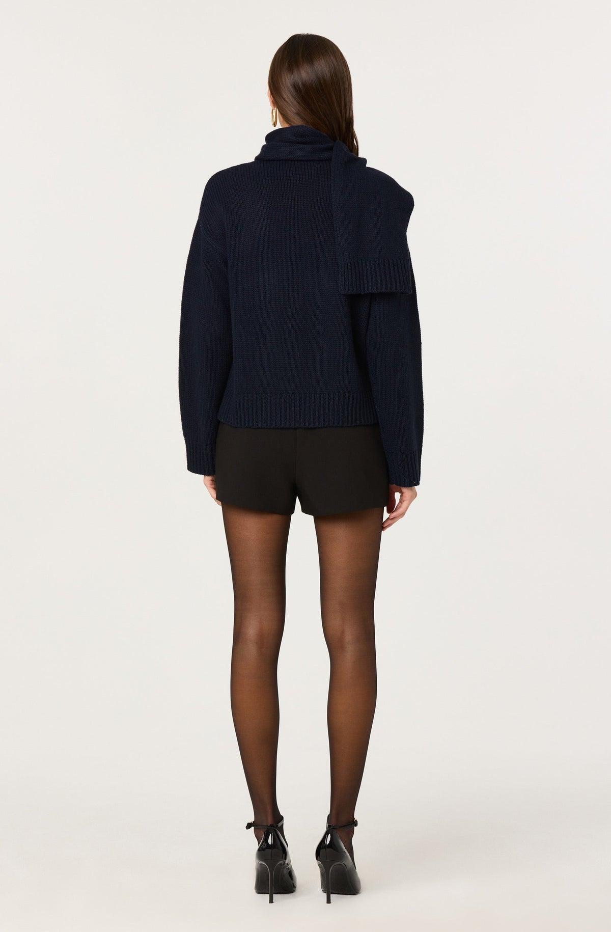 Jaqueline Asymmetrical Scarf Cardigan