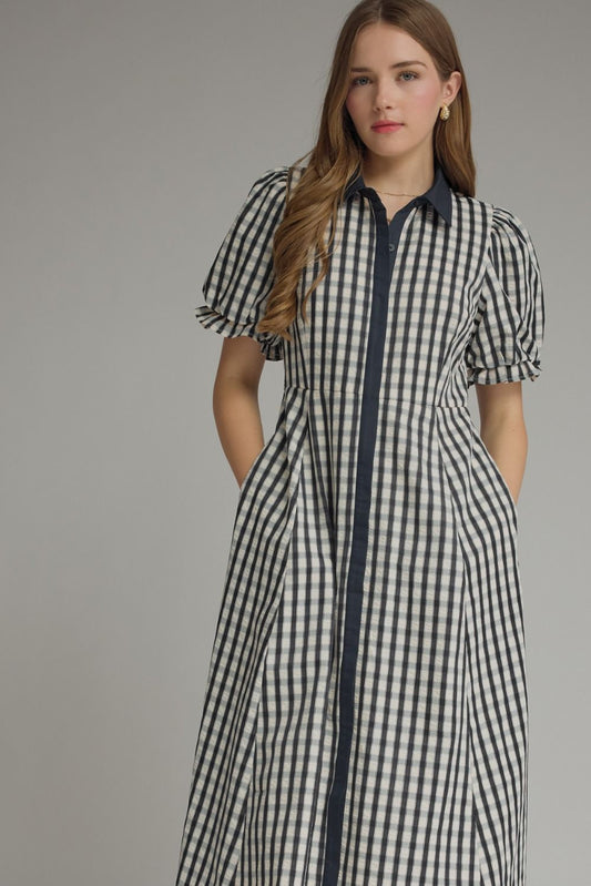 The Katherine Check Dress
