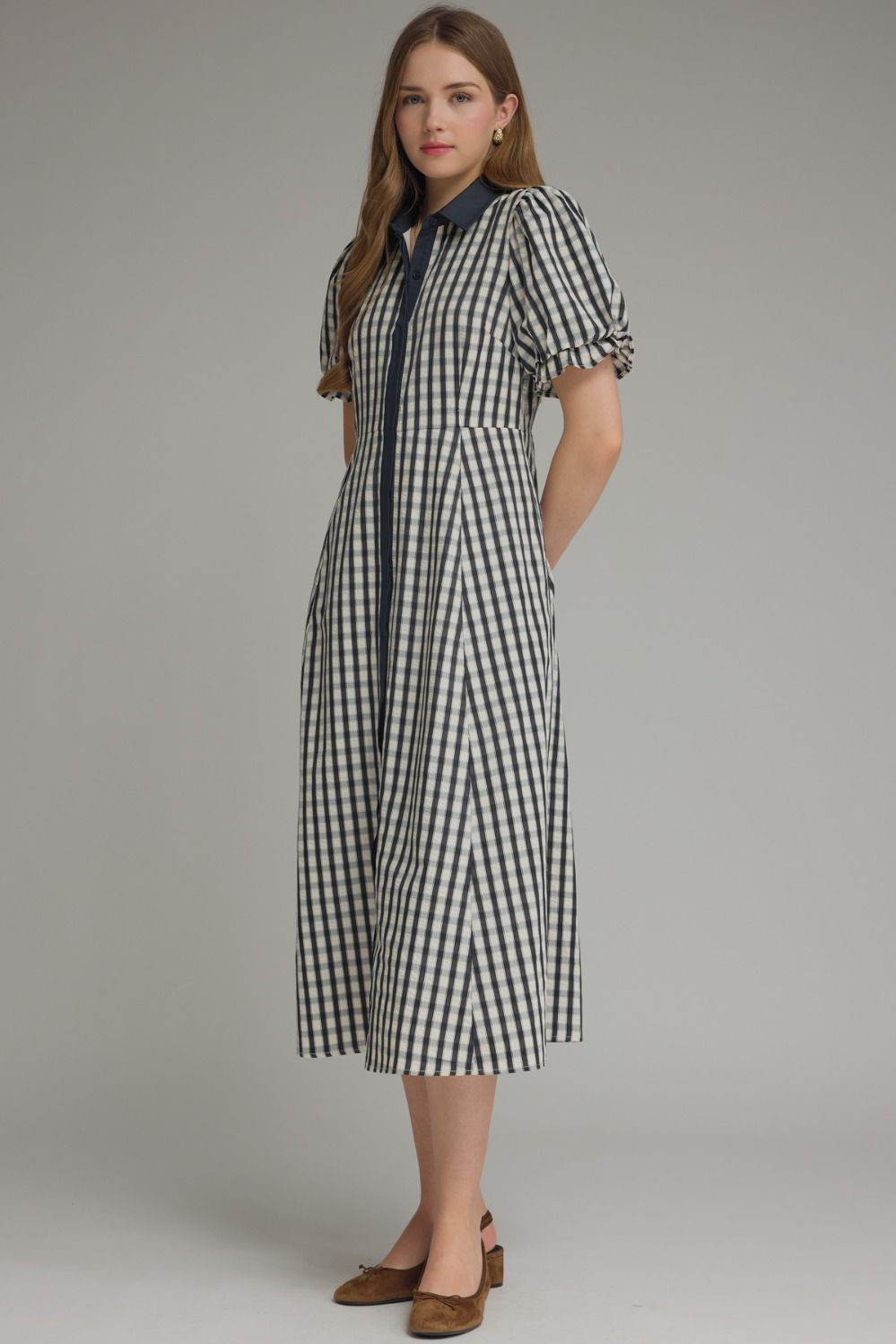 The Katherine Check Dress
