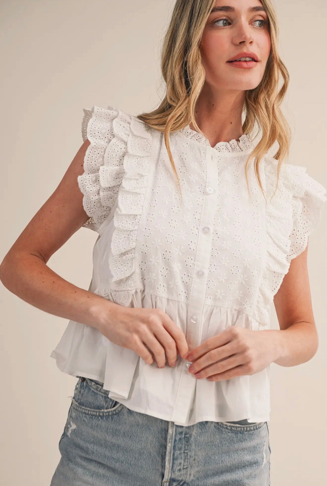 The Isabelle Flutter Top