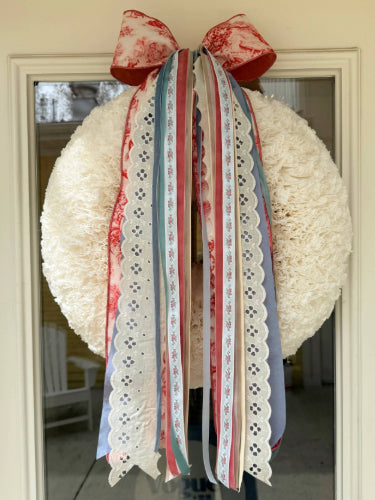 Amélie Toile Statement Bow at Vogue Villa