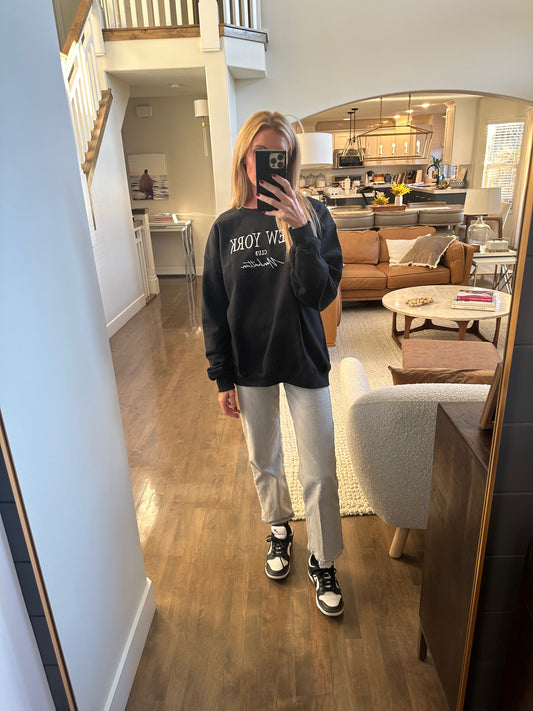 Embroidered New York Club Sweatshirt