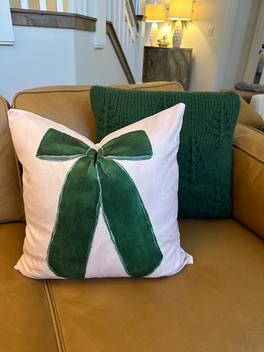 Bow Pillow Cover