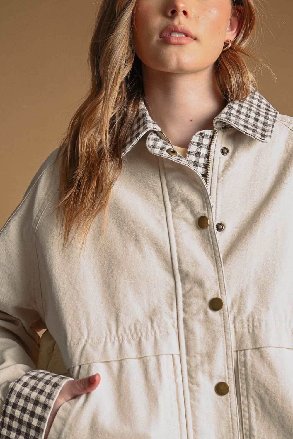 The Hadley Gingham Jacket