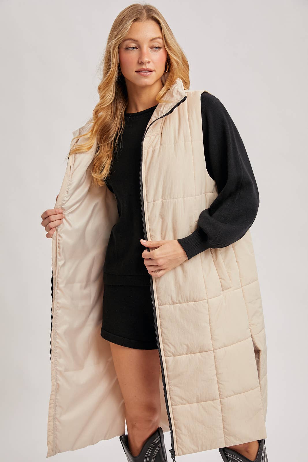 Long Puffer Vest
