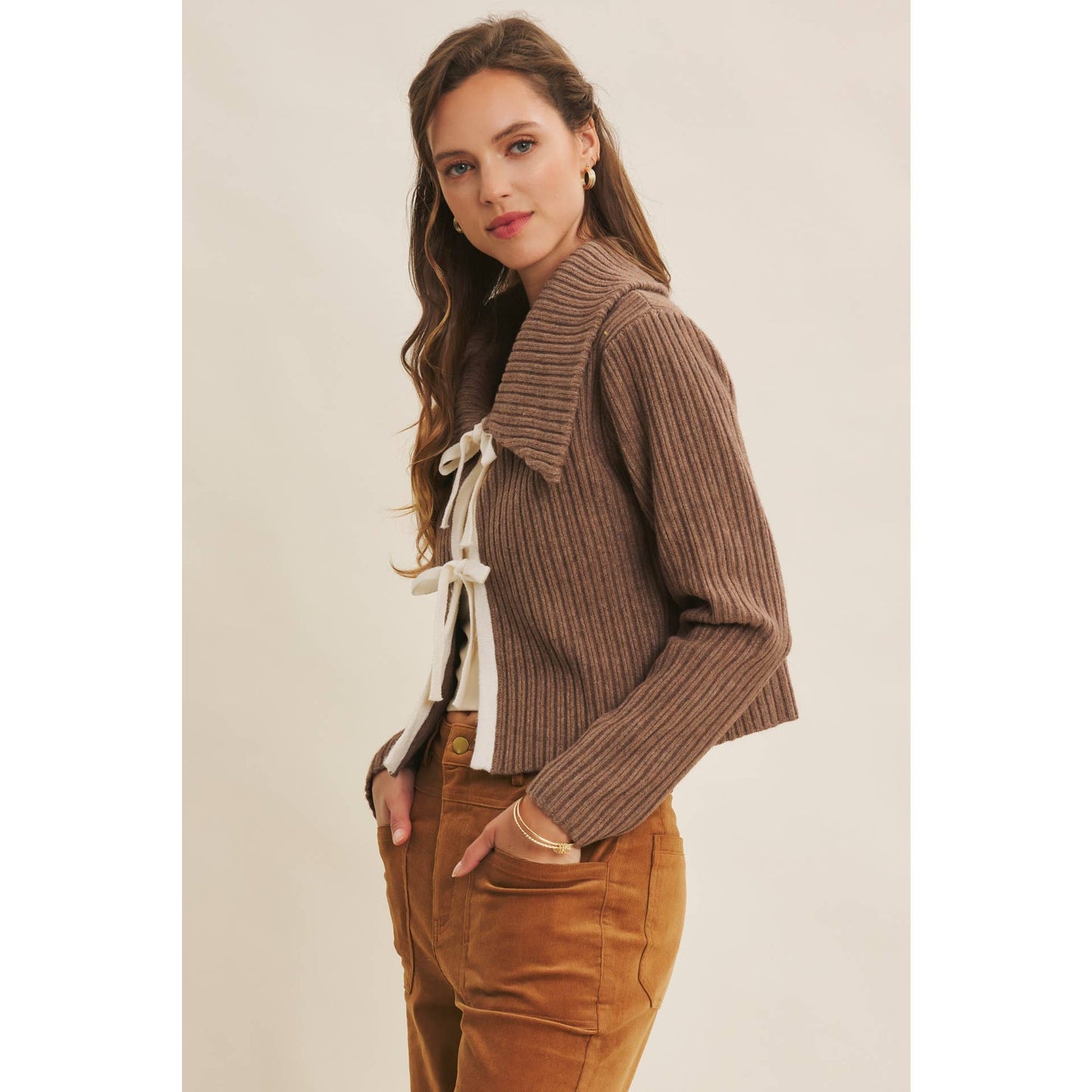 The Ellery Bow Cardigan