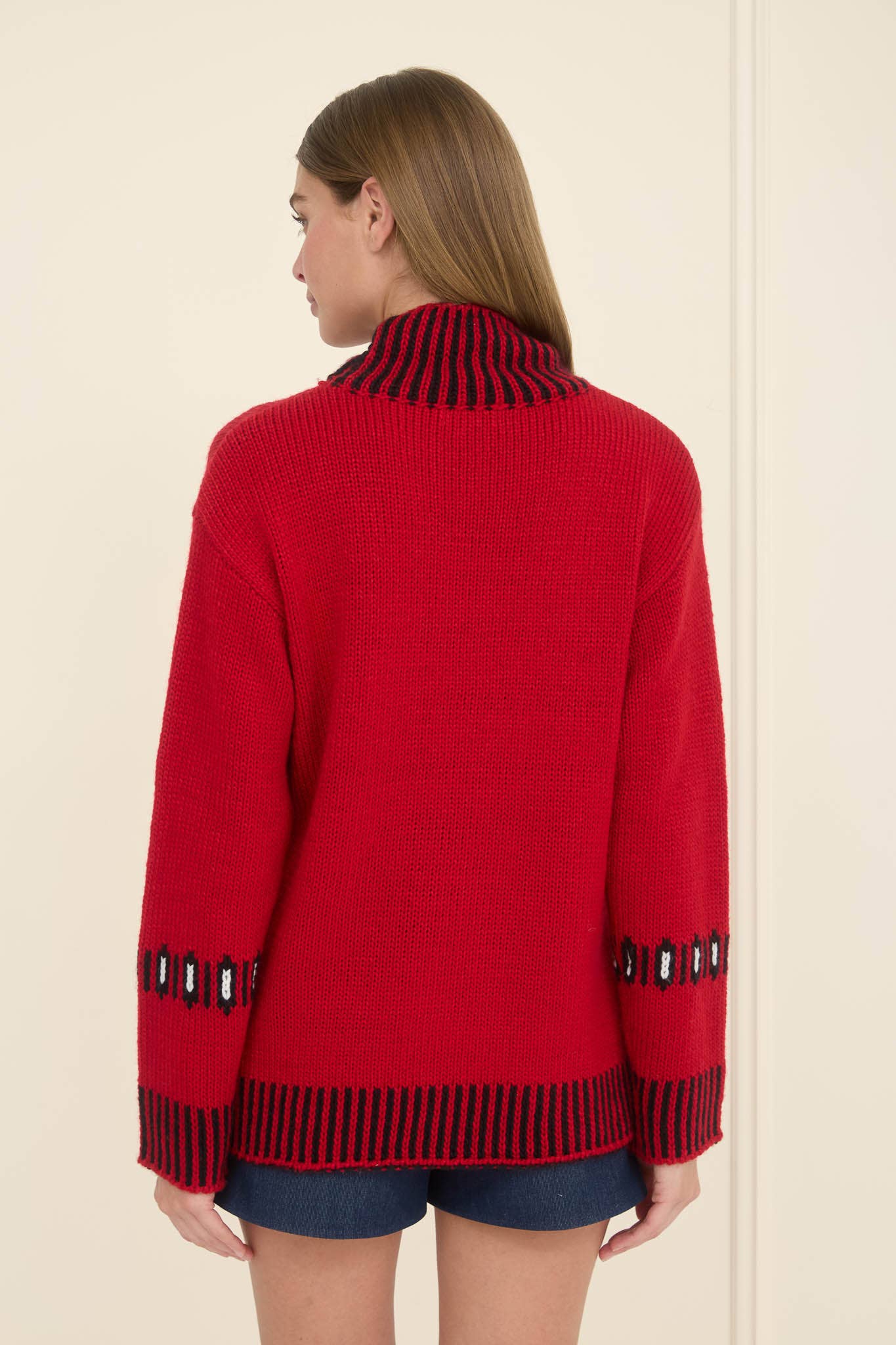 APRÈS Mock Neck Pullover Sweater