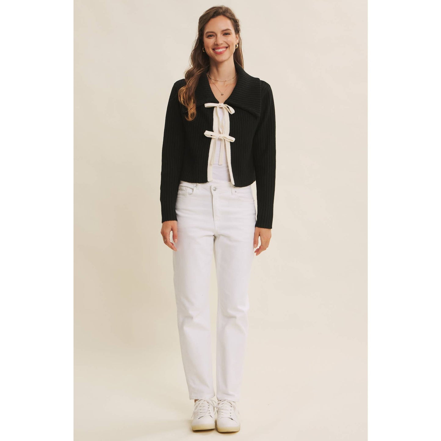 The Ellery Bow Cardigan