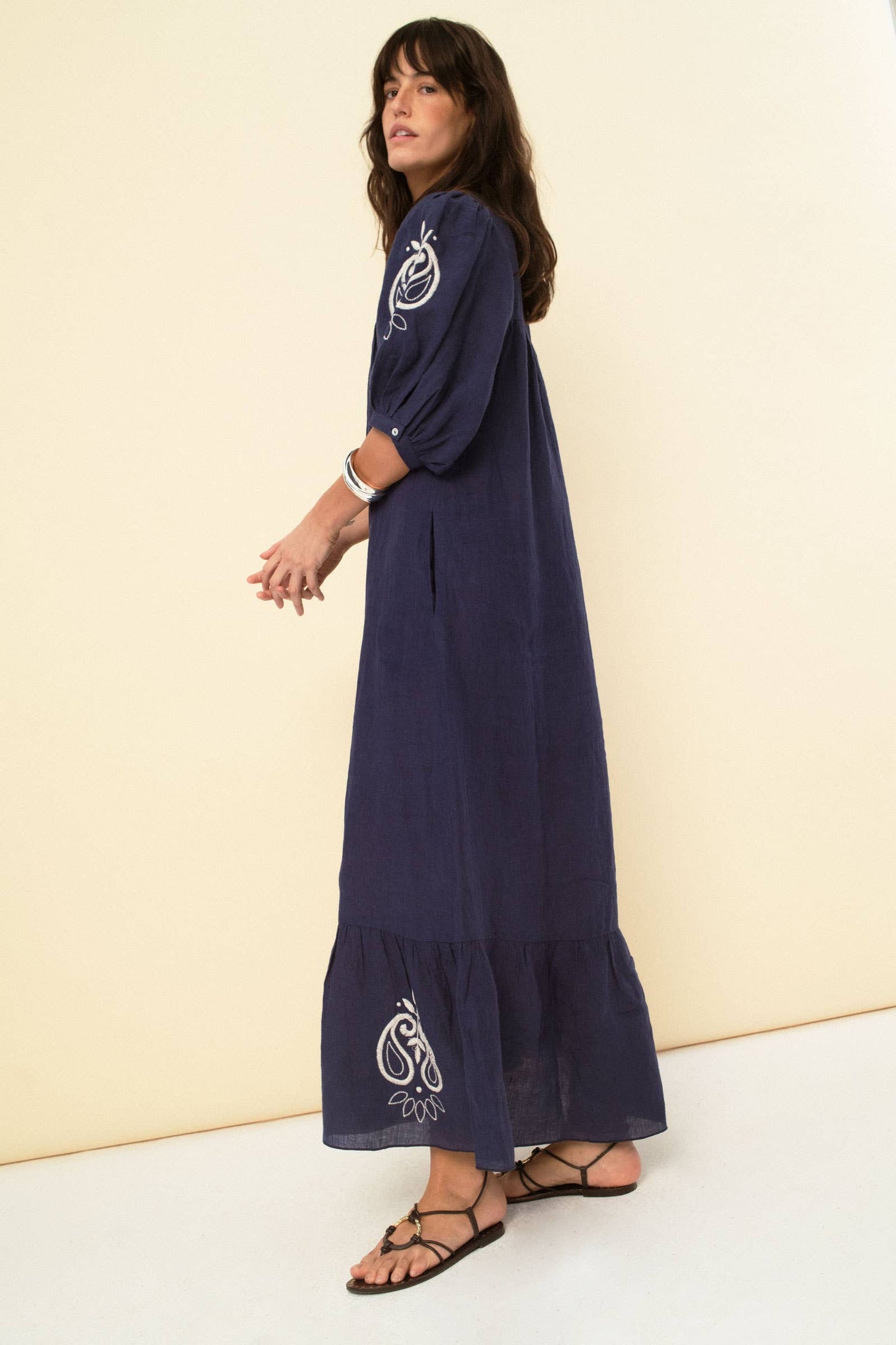 Sofia dress navy