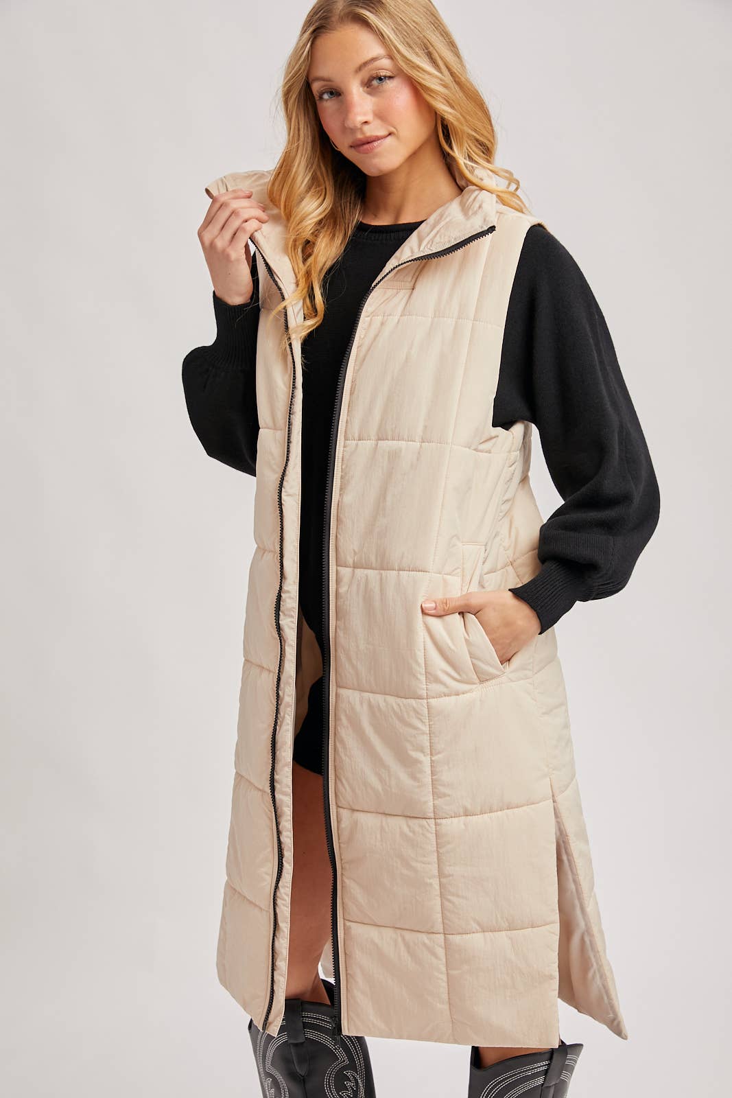 Long Puffer Vest