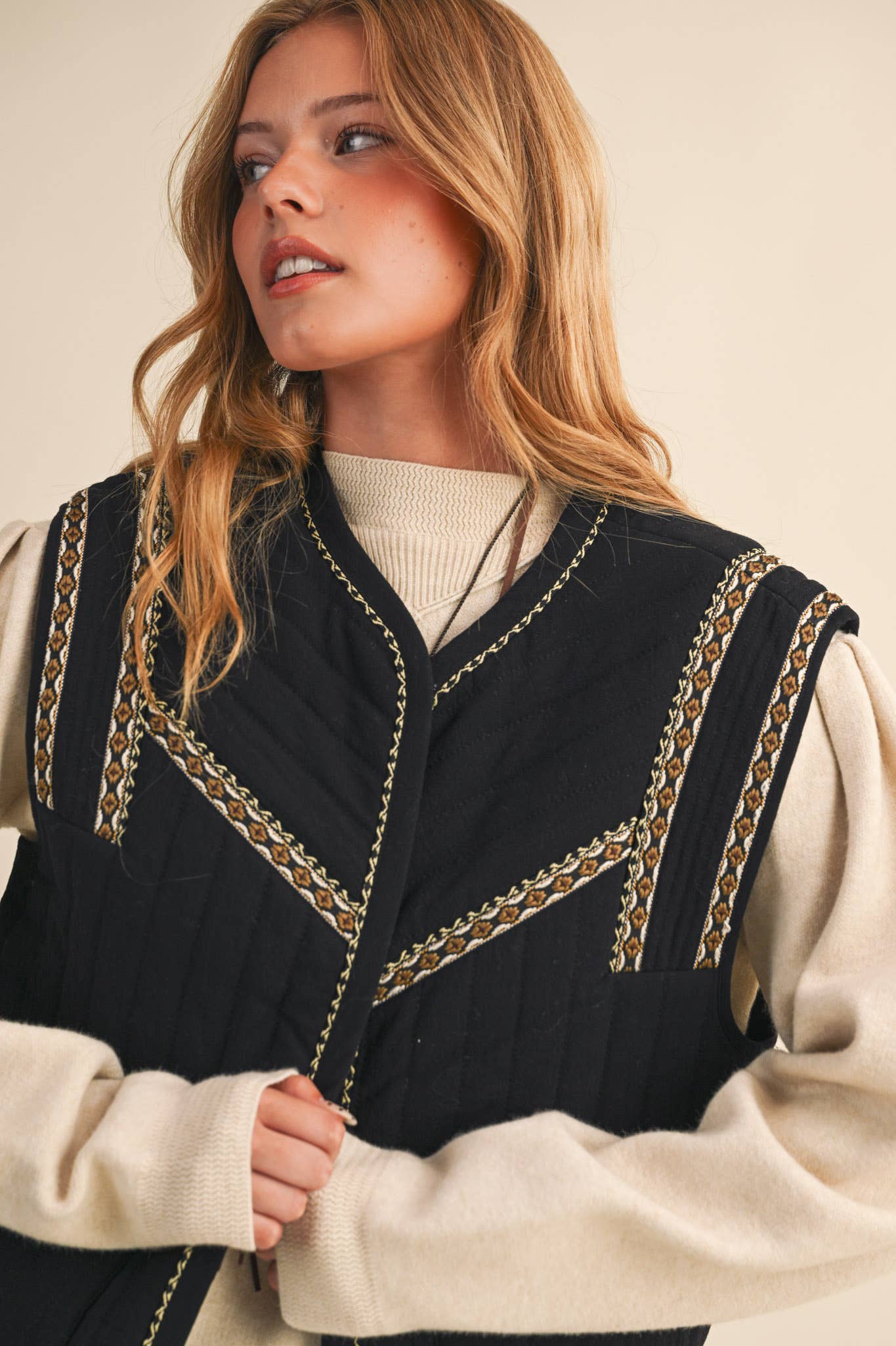 The Bridger Embroidered Vest