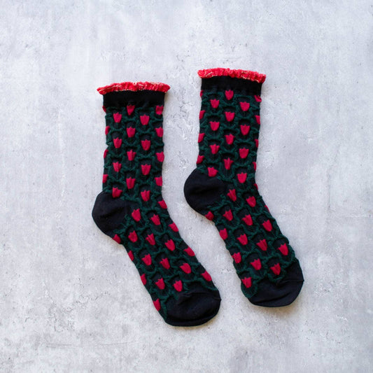 Romantic Floral Socks
