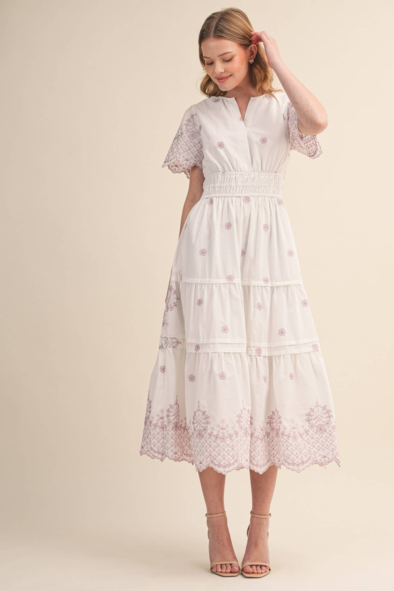 The April Blossom Dress - alternate product view at Vogue Villa