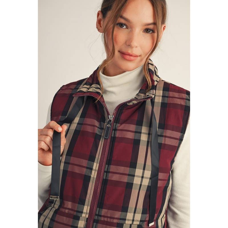 The Bridlewood Plaid Vest