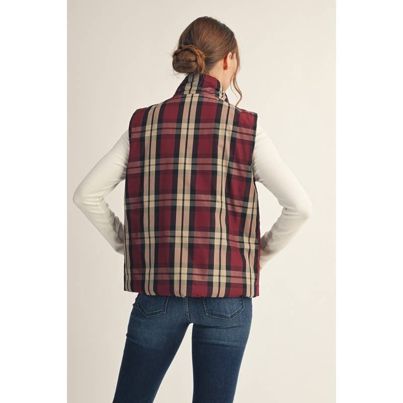 The Bridlewood Plaid Vest