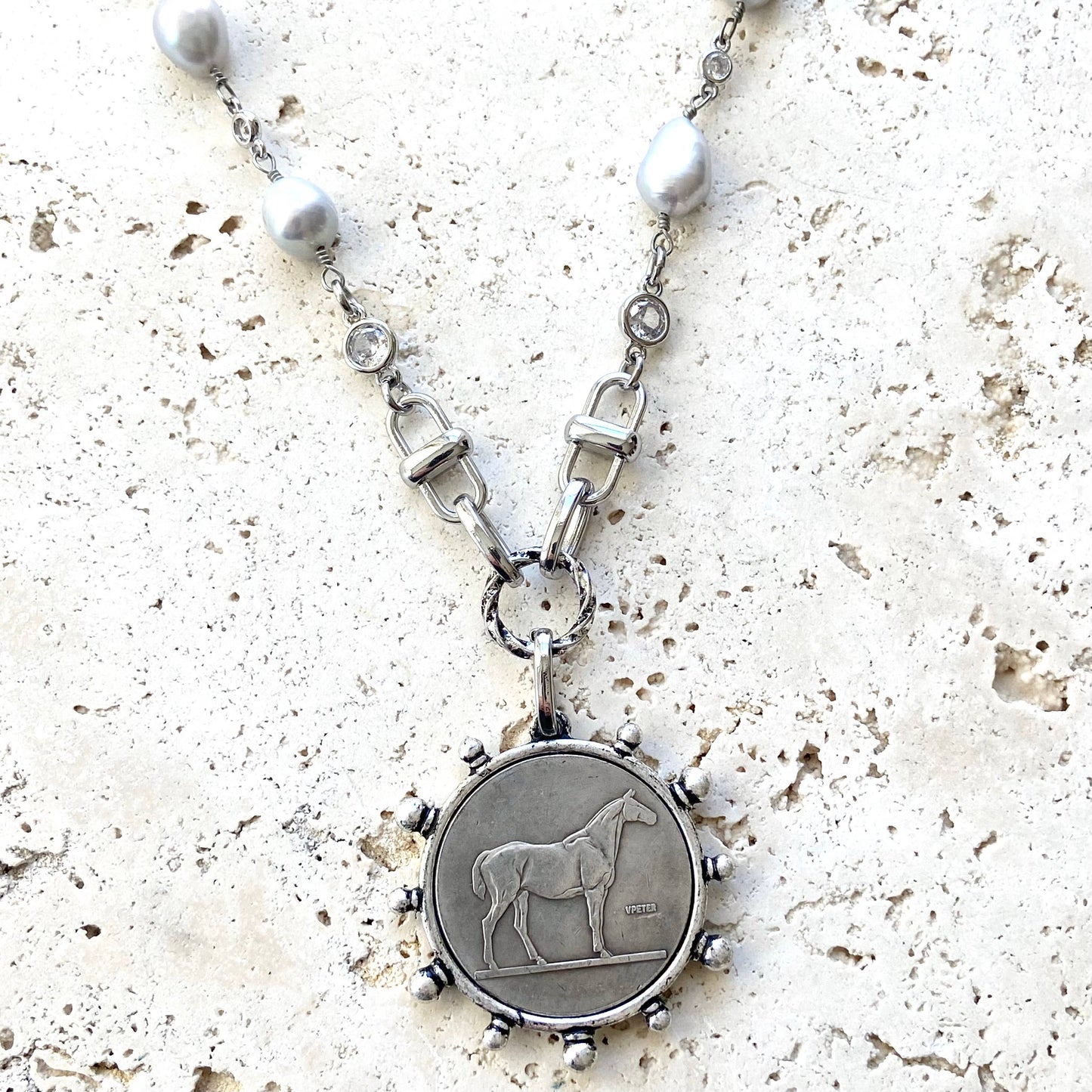 The Belmont Medallion Necklace