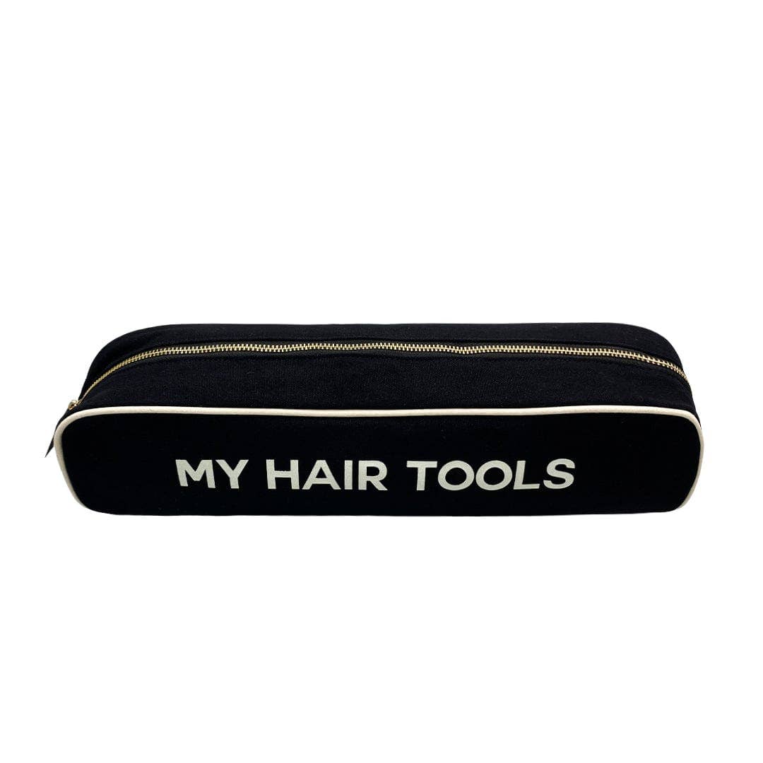 Roomy Hair Wrap Tools Travel Case, Black