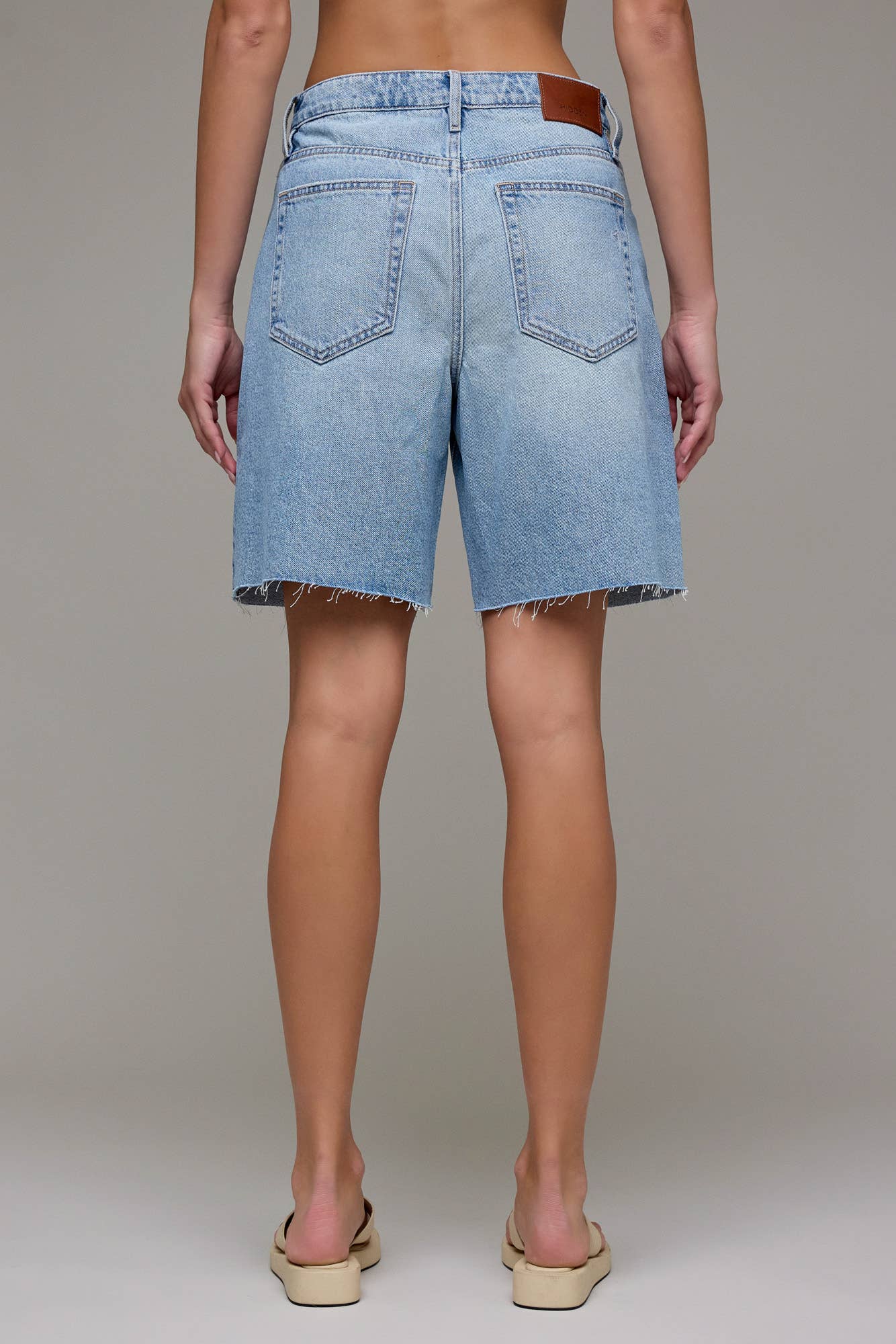 Medium Wash Baggy Shorts