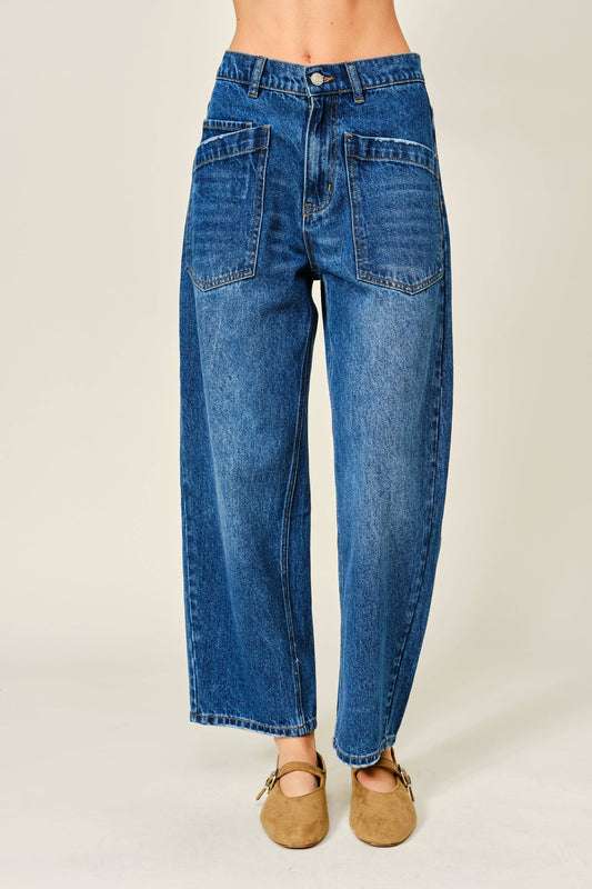 Utility Semi Barrel Jeans