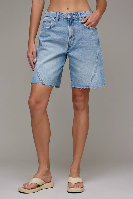 Medium Wash Baggy Shorts