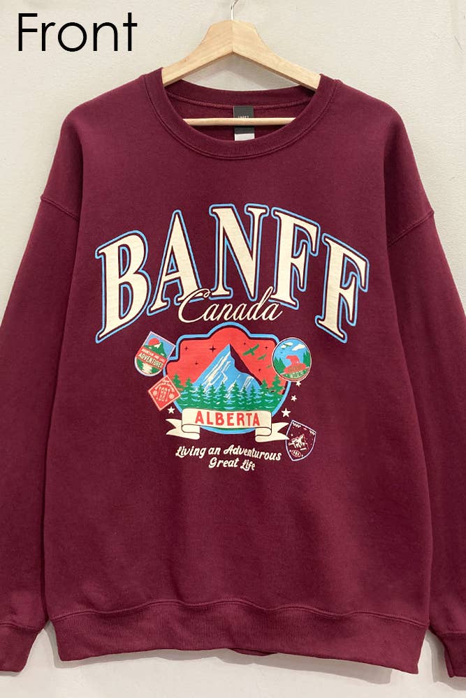 Banff Alberta Adventure Crewneck