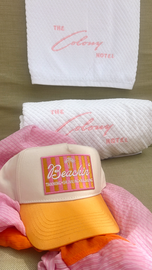 Beachin Trucker Hat - alternate product view at Vogue Villa
