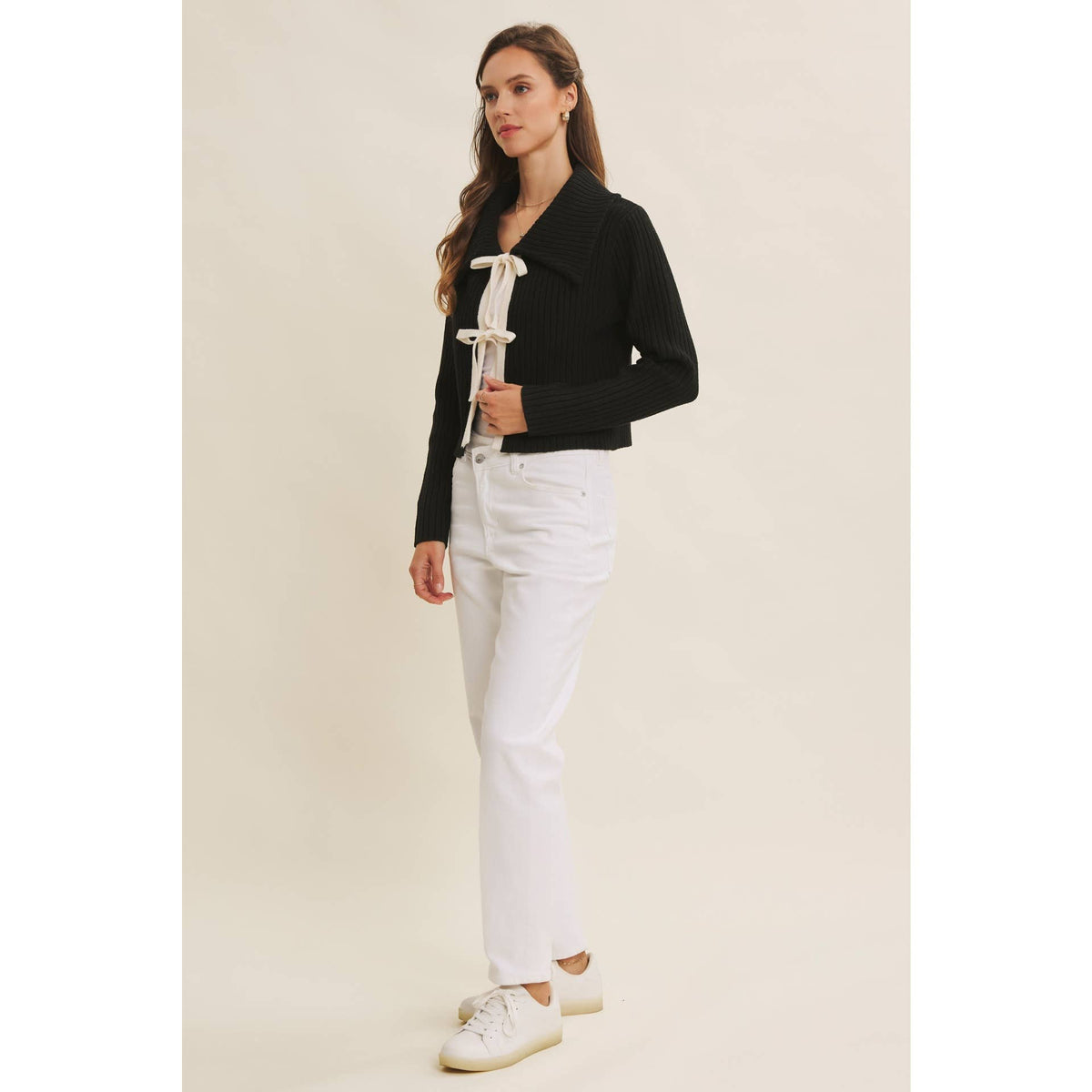 The Ellery Bow Cardigan
