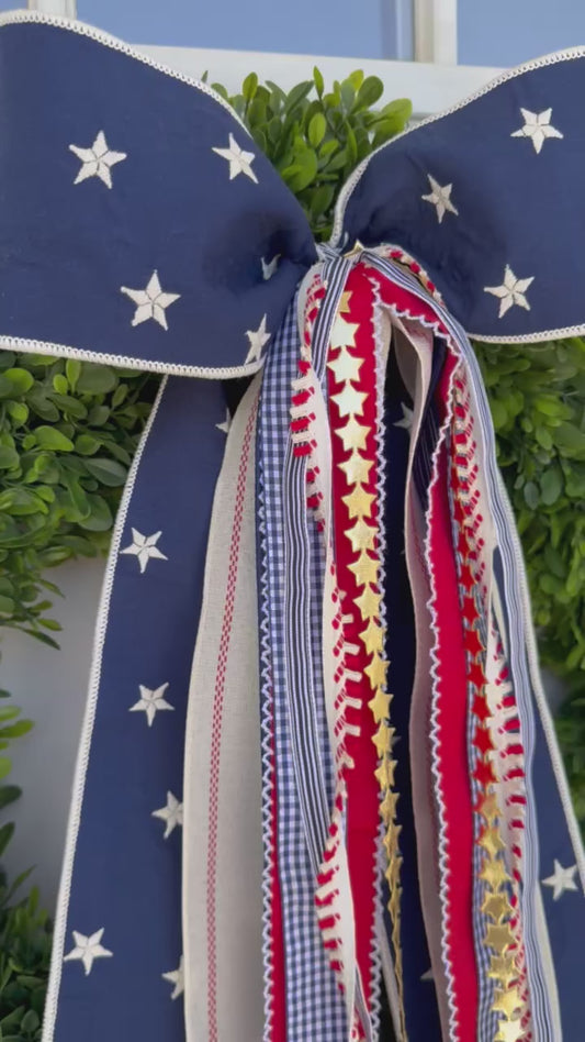 Miss Liberty Statement Door Bow